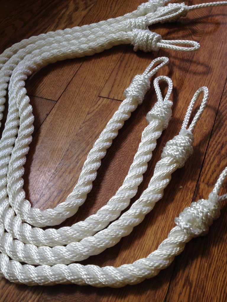 Restoration Hardware Inspired Rope Drapery Tiebacks