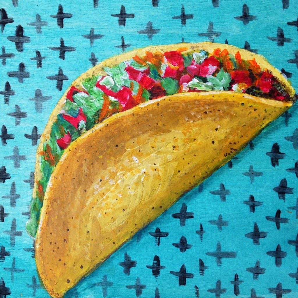 Taco Painting by Paper & Fox