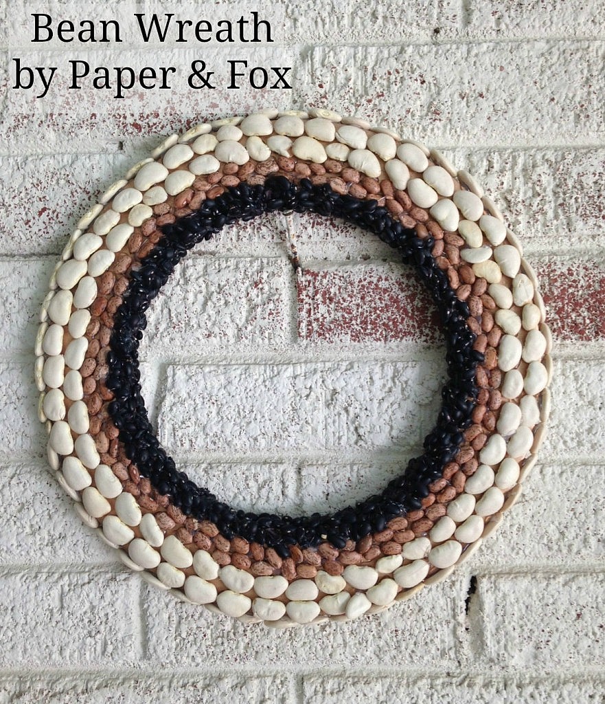 Bean Wreath by Paper & Fox