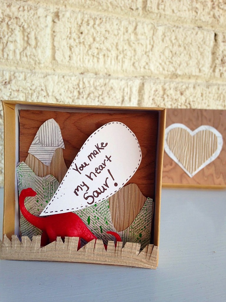 Diorama Valentine by Paper and Fox