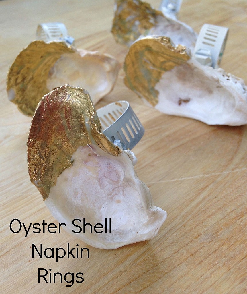 Oyster Shell Napkin Rings