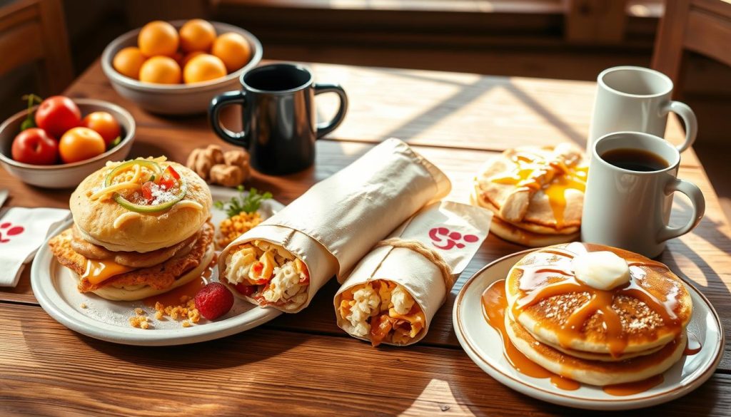 Chick fil A covert breakfast dishes