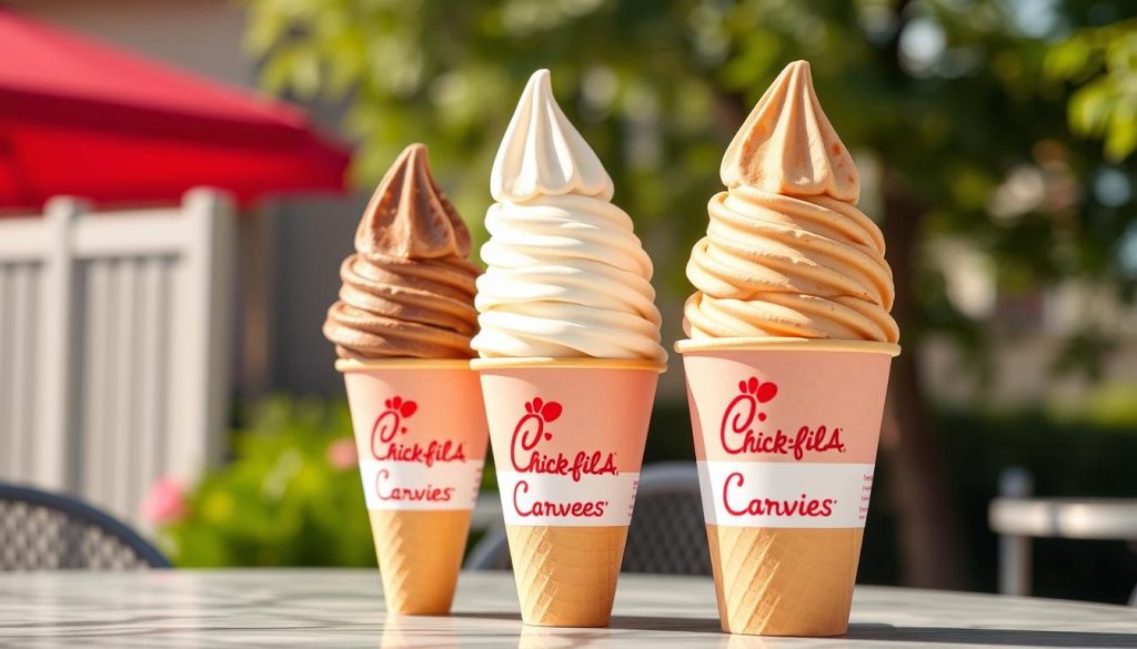 Chick-fil-A ice cream cone sizes