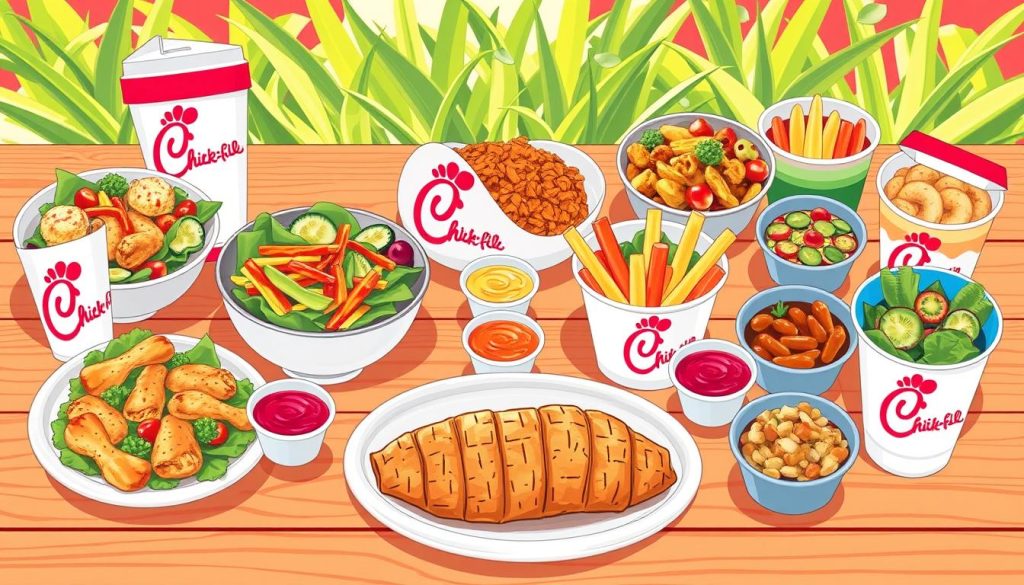 Chick fil A menu nutrition information