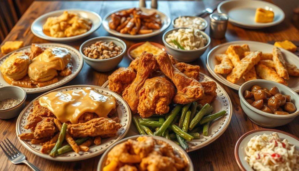 Cracker Barrel dinner menu featuring hearty choices and seasonal offerings