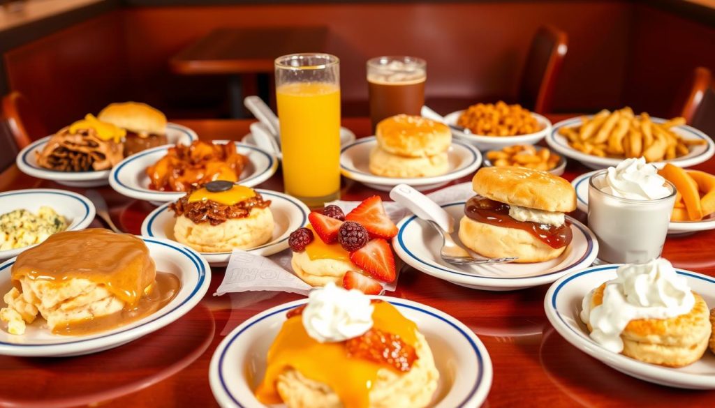 Customer favorites at IHOP biscuit menu