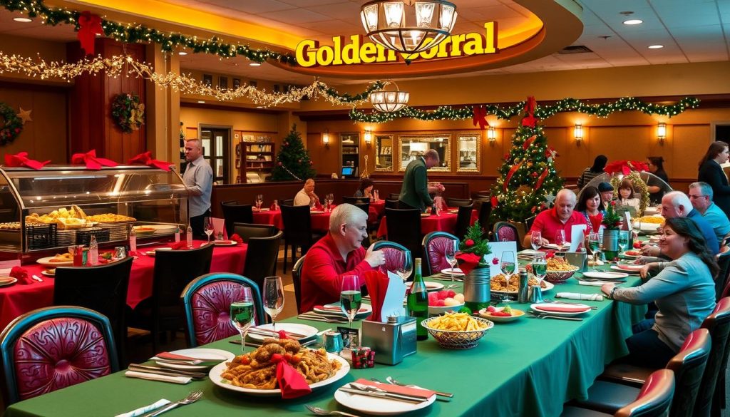 Dining out during the holidays at Golden Corral