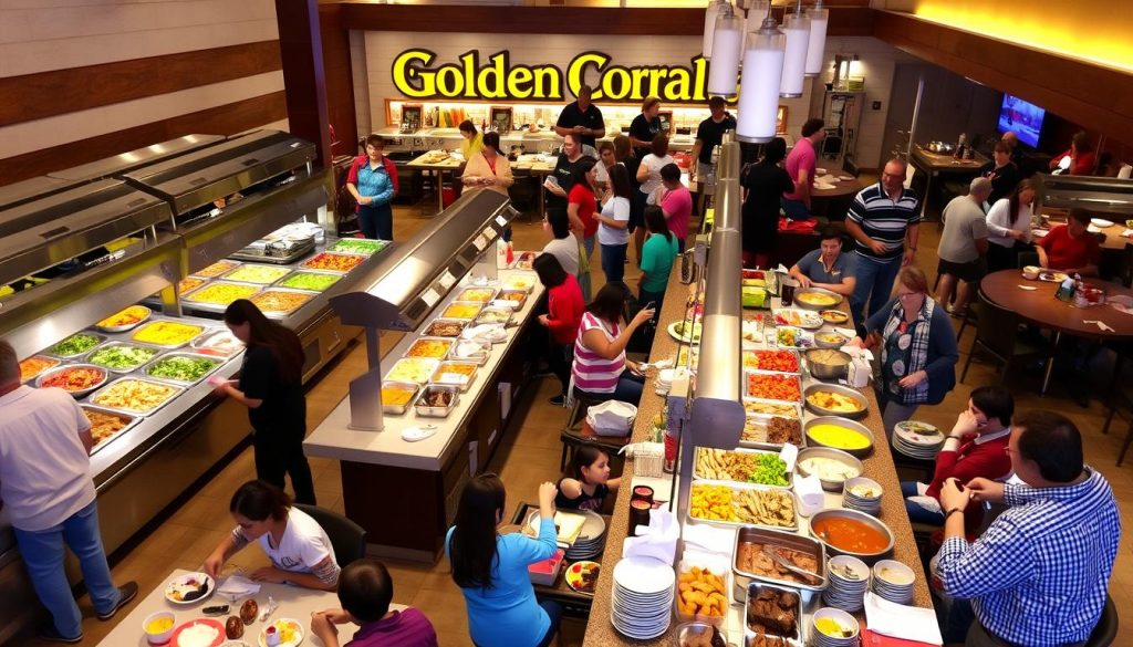 Golden Corral all you can eat dining experience