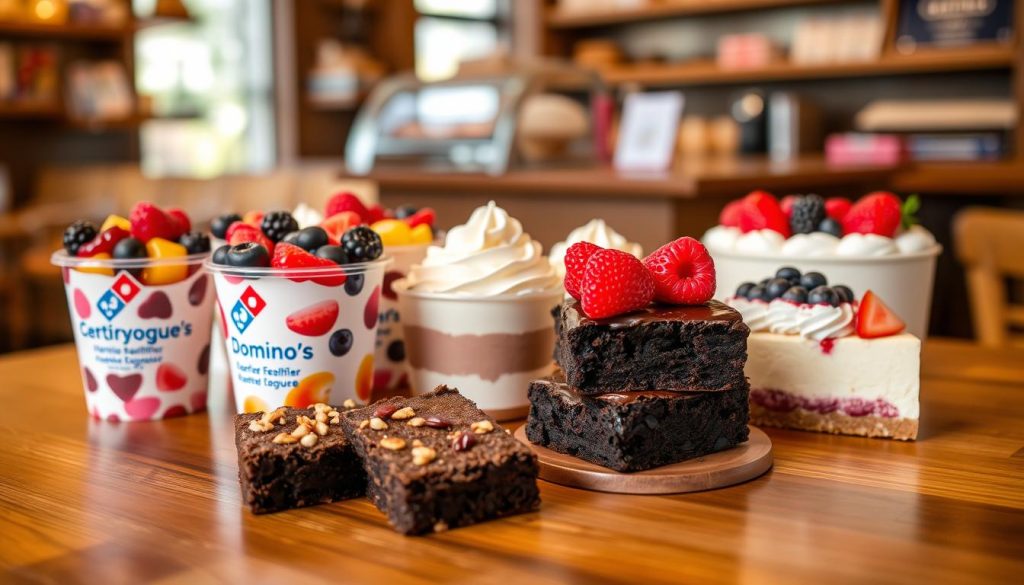 Healthier dessert options at Domino's sweet treats