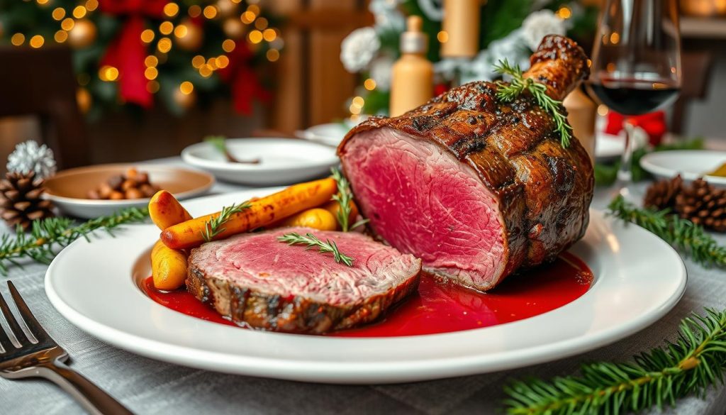 Holiday beef entrée