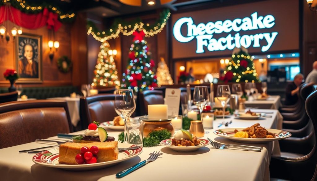 How to order cheesecake factory christmas menu