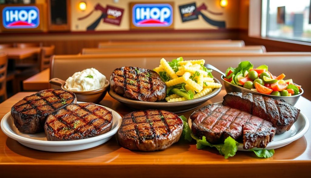 IHOP steak choices