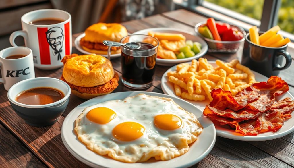 KFC breakfast options