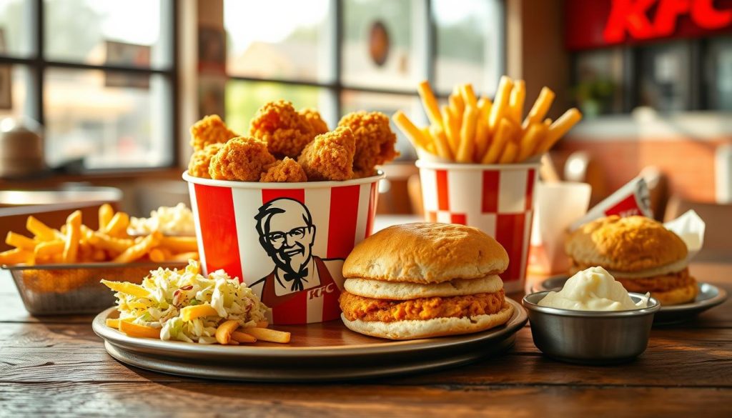 KFC lunch items