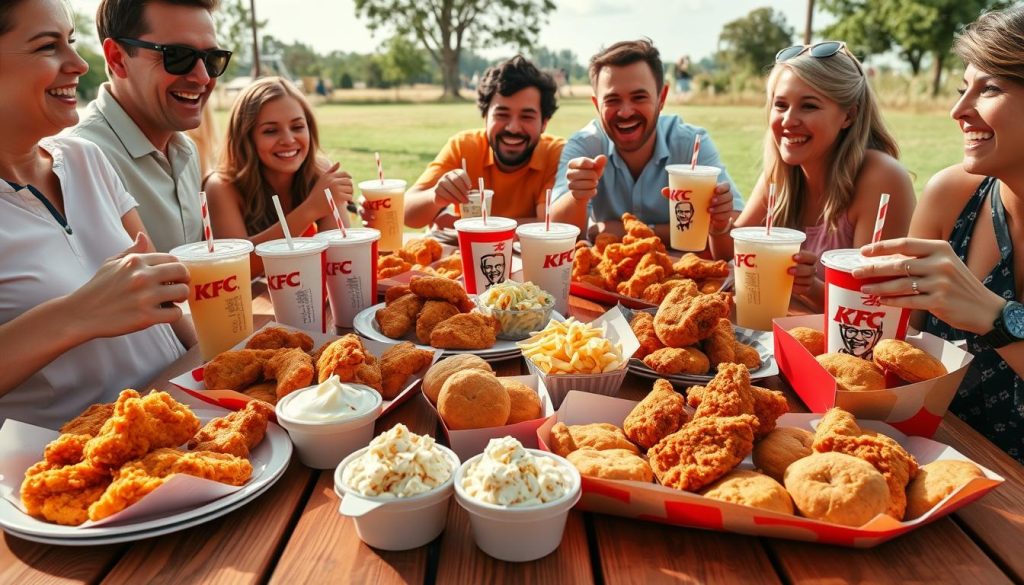 KFC meal deals for groups