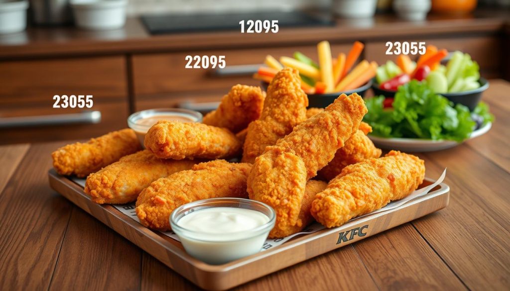 KFC tenders calories