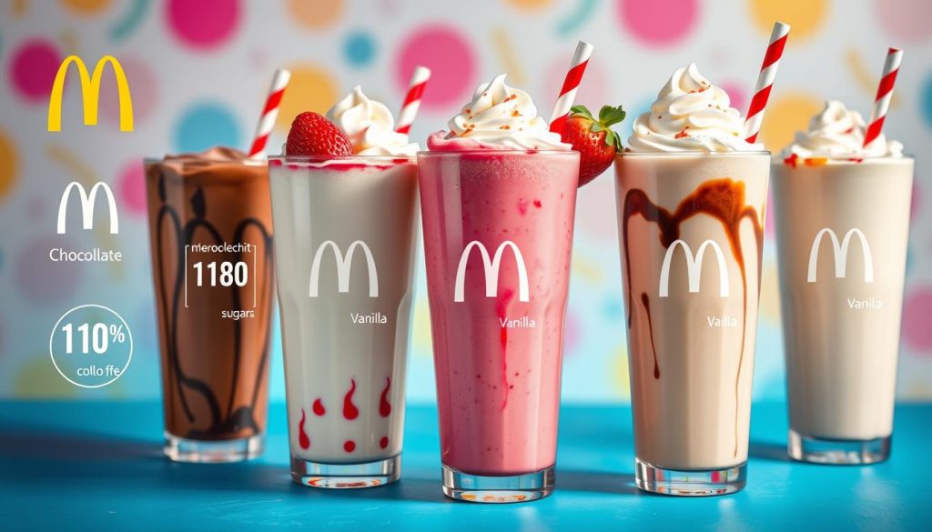 McDonald's milkshake nutritional information