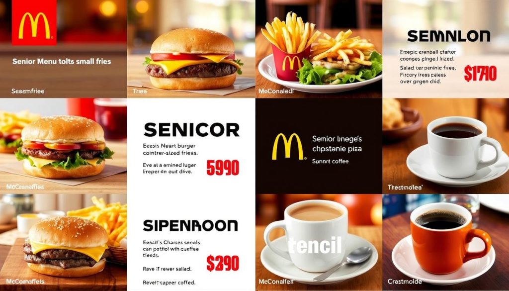 McDonald's senior menu competitors