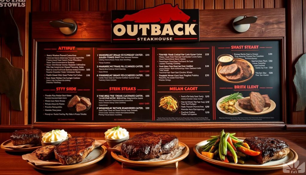 Outback Steakhouse menu prices