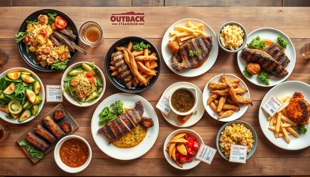 Pricing for Outback Steakhouse Dairy Free Menu