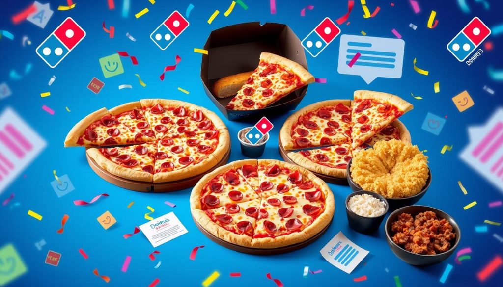 Social media promotions for Domino's specials and coupons