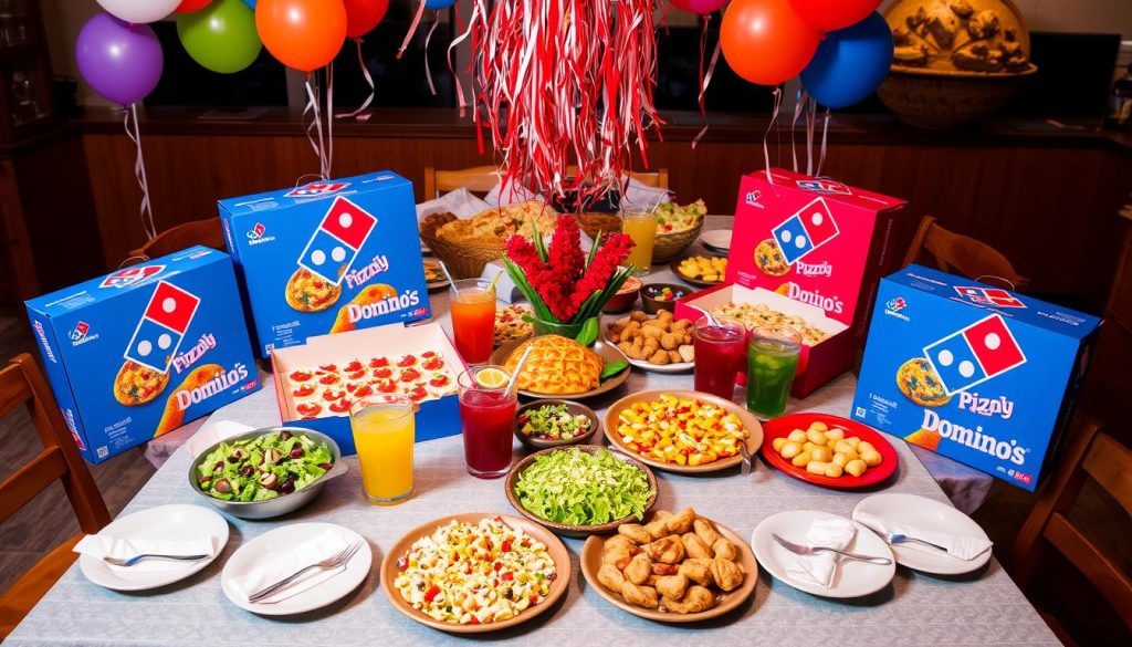 Tips for hosting with Domino's catering