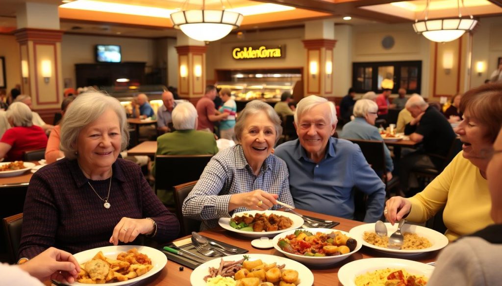 User experience testimonials at Golden Corral senior specials