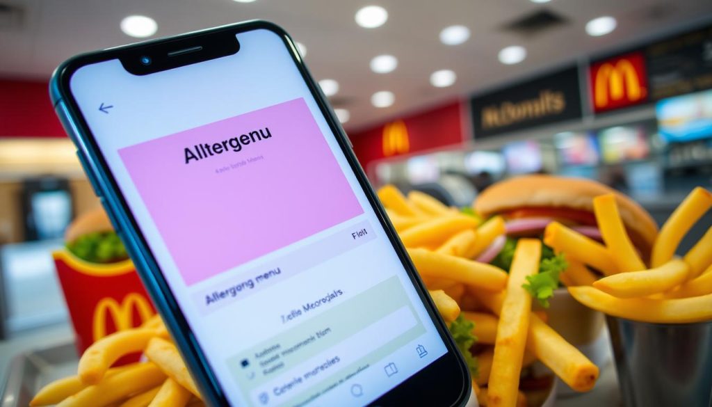 access mcdonald's allergy information