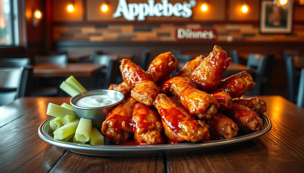 affordable chicken wings at Applebee's