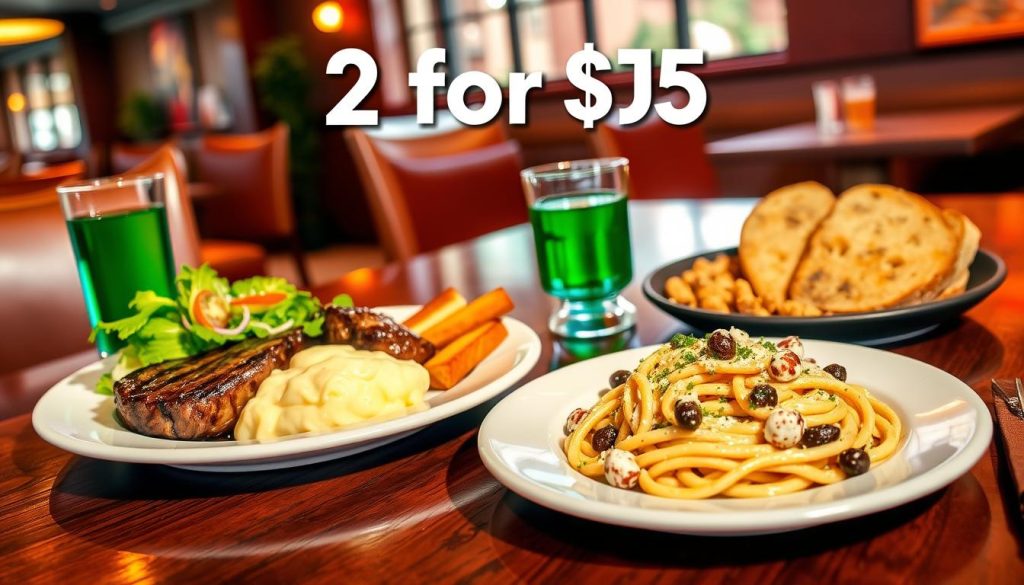 applebee's 2 for $25 menu with prices