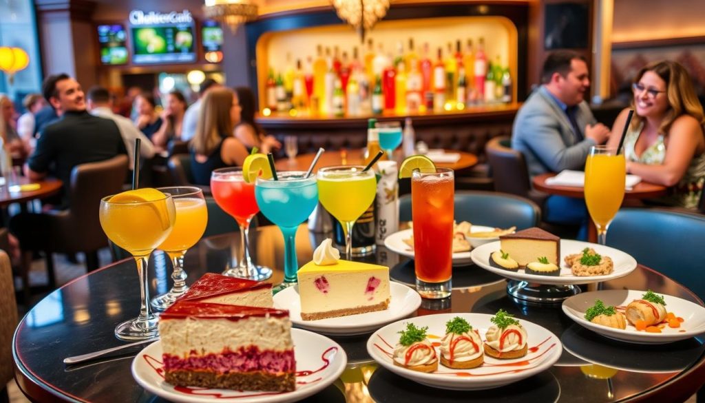 benefits of happy hour at The Cheesecake Factory