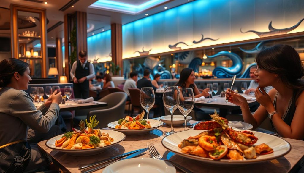 best dining times for seafood dining