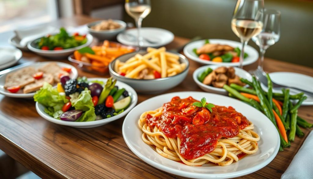 best gluten-free lunch menu at Olive Garden