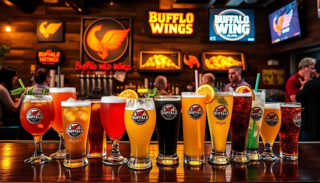 buffalo wild wings bar menu