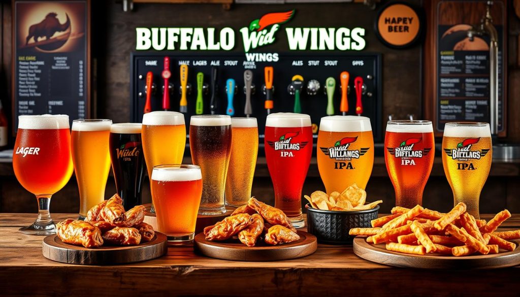 buffalo wild wings beer menu