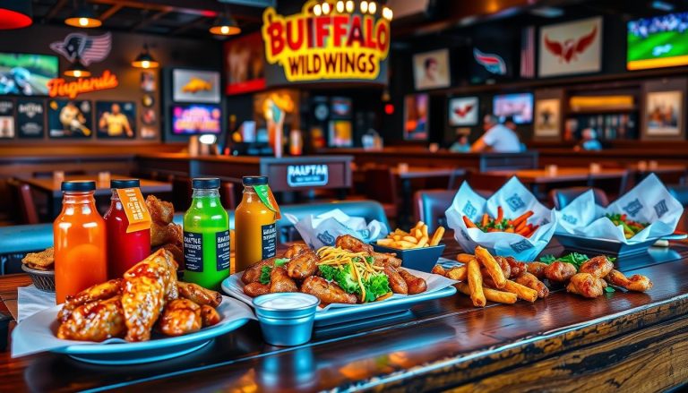 buffalo wild wings dine in menu