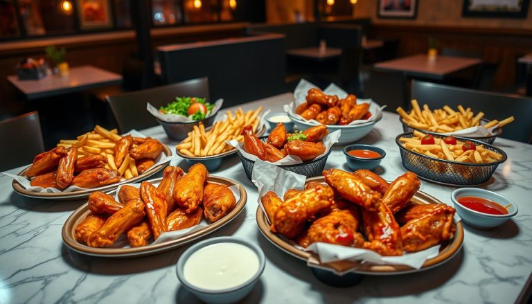 buffalo wild wings dinner menu