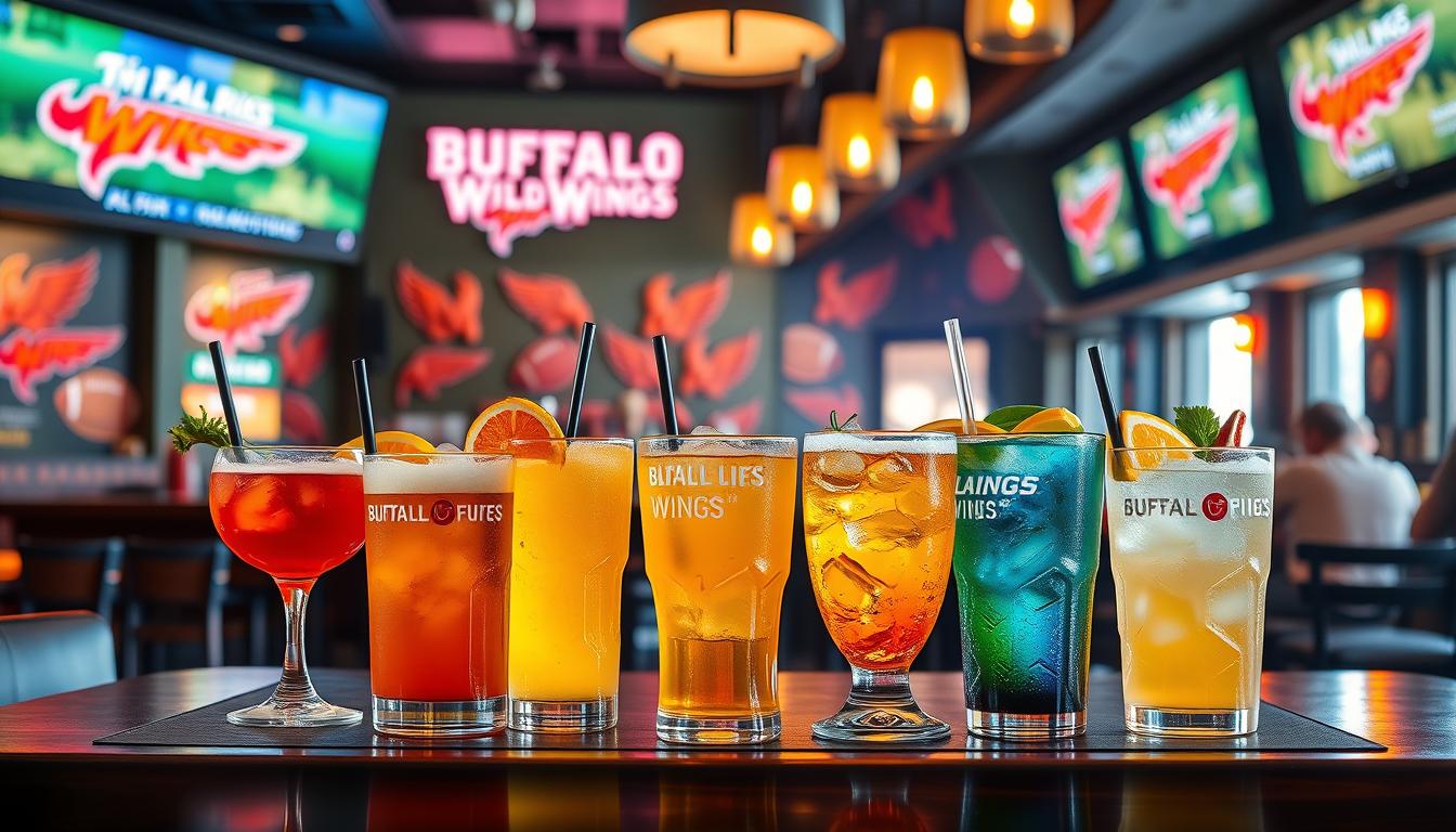 buffalo wild wings drink menu