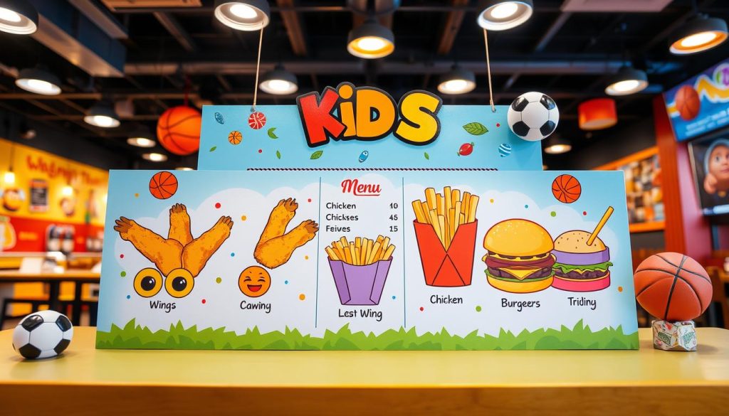 buffalo wild wings kids menu