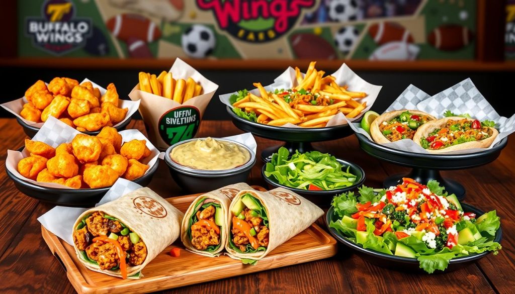 buffalo wild wings vegetarian items