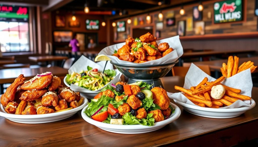 buffalo wild wings vegetarian options