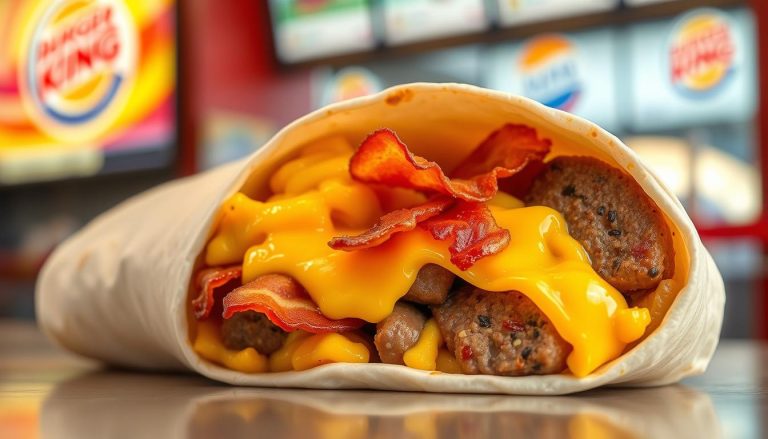 burger king breakfast menu burrito