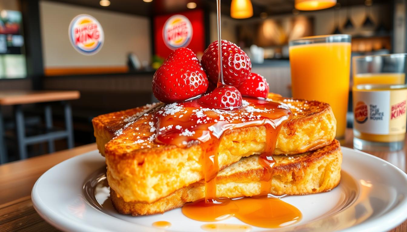 burger king breakfast menu french toast