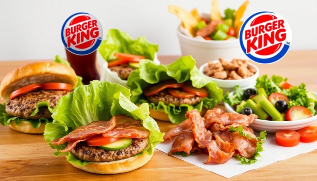 burger king carb menu