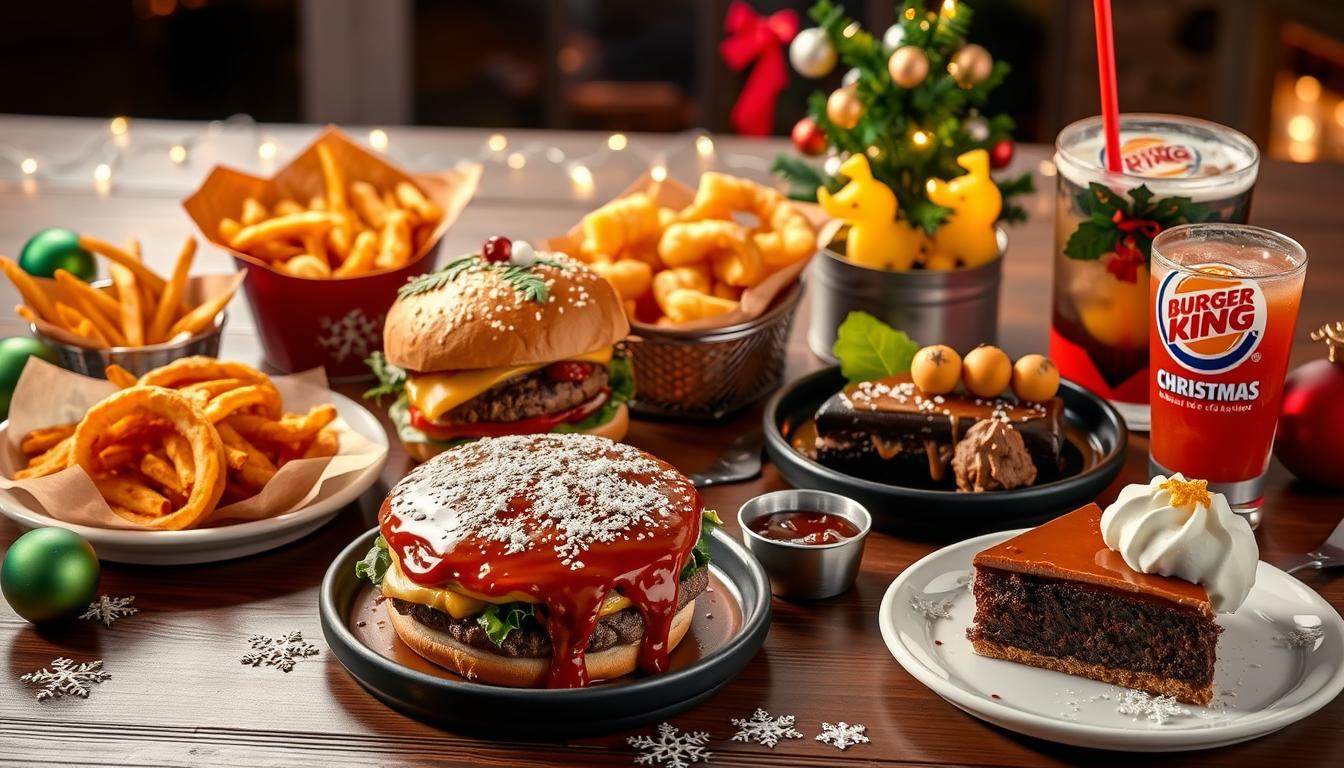 burger king christmas menu