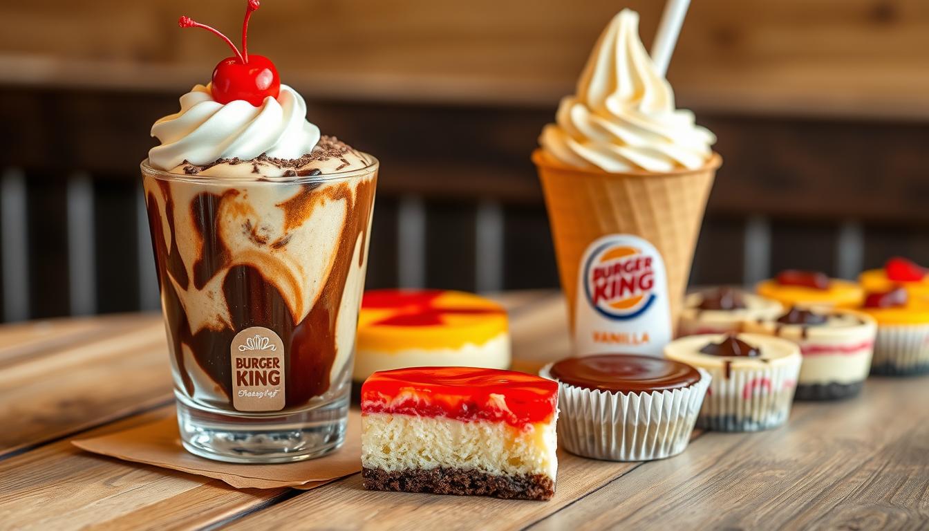 burger king dessert menu