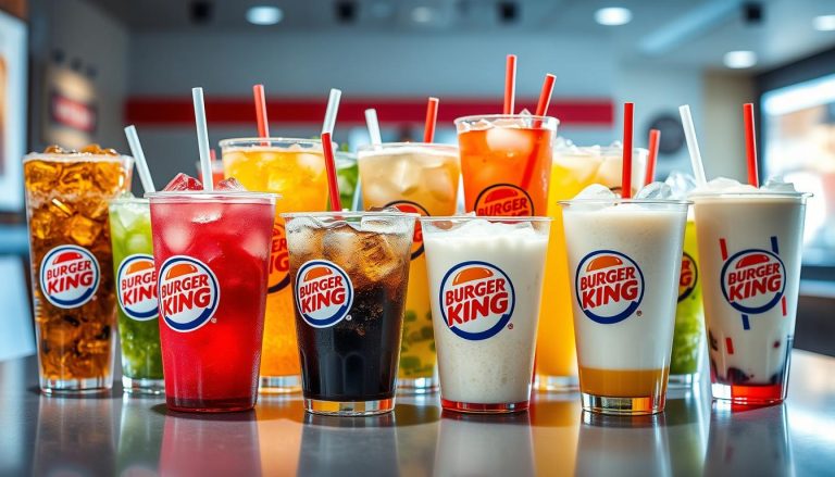 burger king drink menu