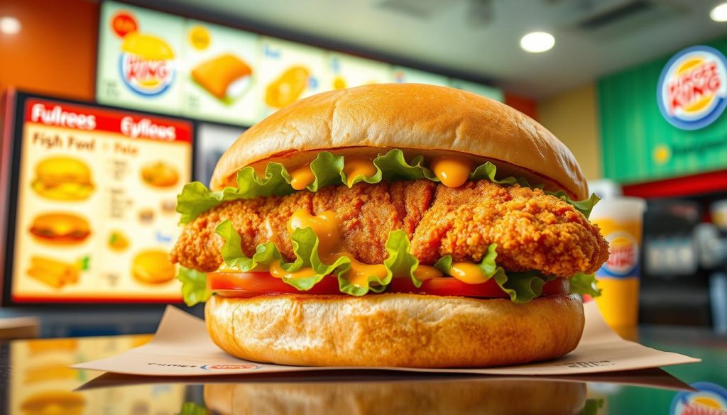 burger king fish sandwich menu