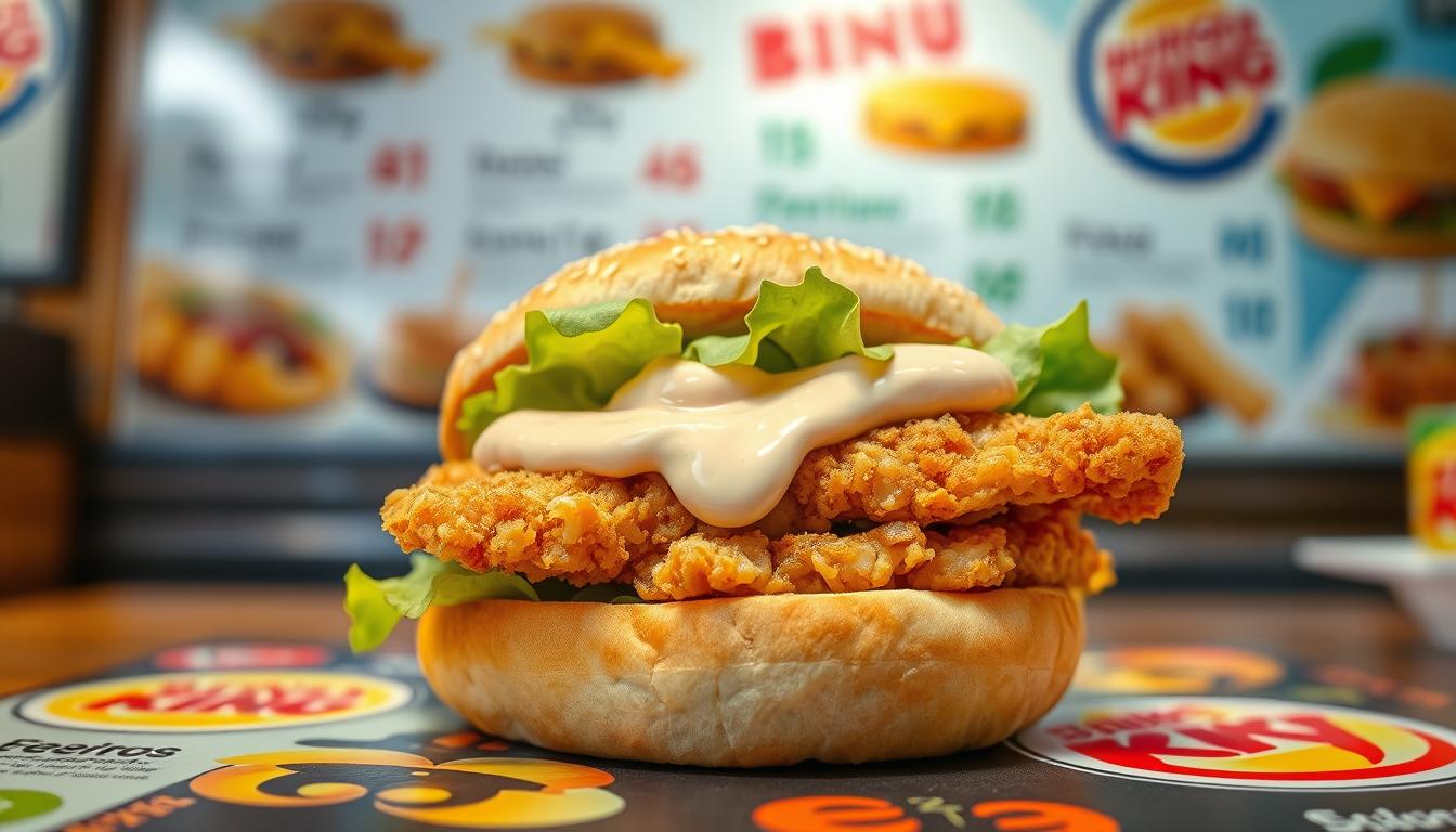 burger king fish sandwich menu