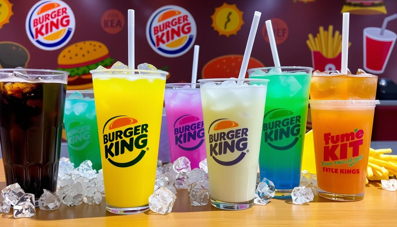 burger king fountain drink menu